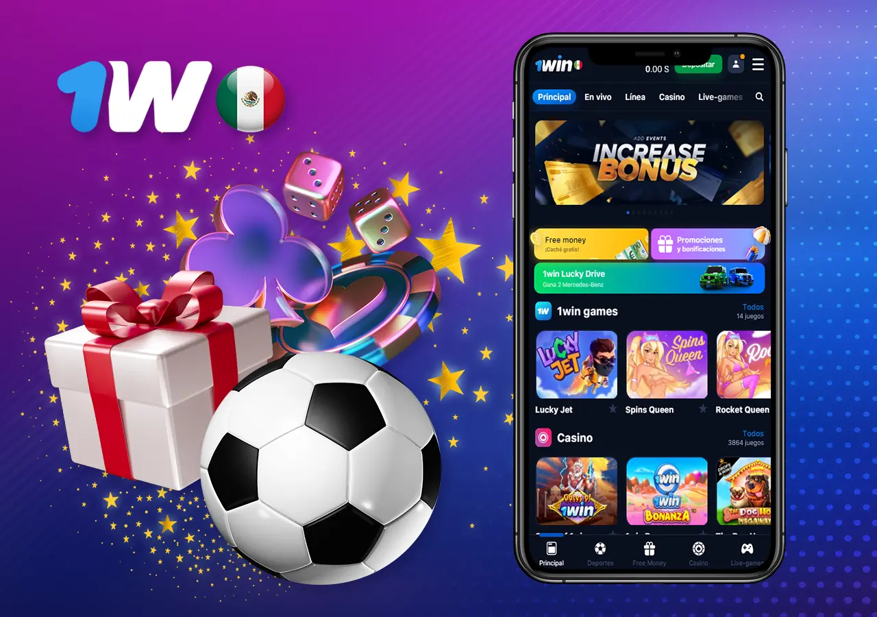 Instale la práctica aplicación móvil 1W para acceder a miles de juegos y apuestas deportivas desde su teléfono móvil.